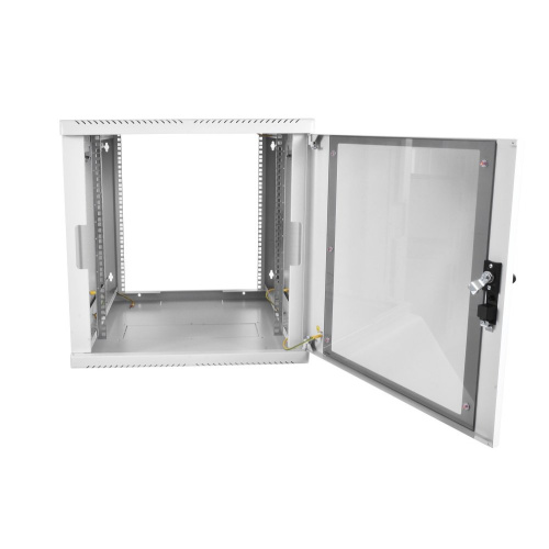 Шкаф телекоммуникационный ЦМО (ШРН-М-9.650) разборный 9U (600х650), съемные стенки, дверь стекло