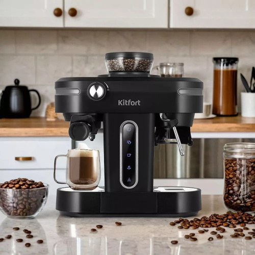 Кофеварка KitFort КТ-7375 черный