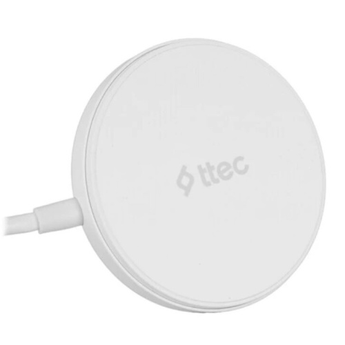Беспроводное ЗУ TTEC 2KS30B AirCharger M+ MagSafe Wireless Charger&PD Charger White