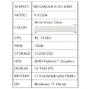 16" Ноутбук Tecno Megabook K16S серебристый