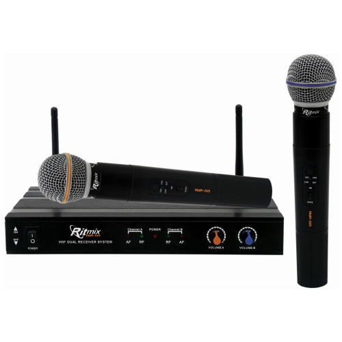 Микрофонная система RITMIX RWM-221 black