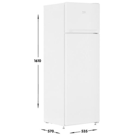 Холодильник с морозильником Beko DSMV5280MA0W белый