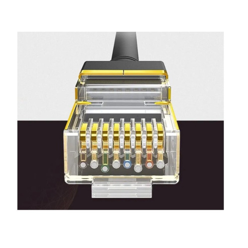 Кабель UGREEN NW107 (11274) Cat 7 F/FTP Lan Cable 15m Black