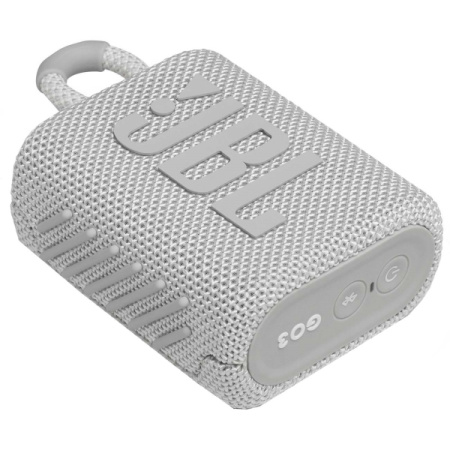 Портативная колонка JBL GO 3 белый (JBLGO3WHT)