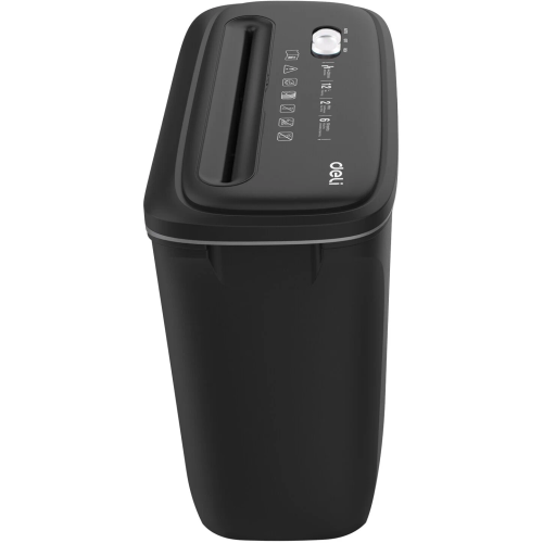 Шредер Deli E9945 черный