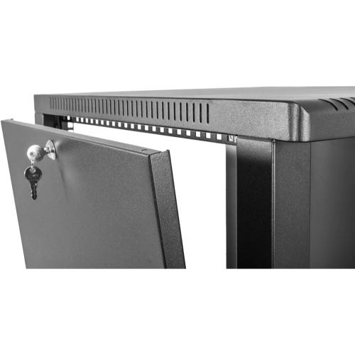 Шкаф коммутационный ЦМО ШРН-12.650-9005 настенный 12U 600x658мм черный