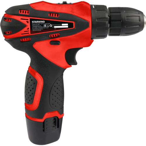 Дрель-шуруповерт аккумуляторная STARWIND CDT12-2.0/2S1