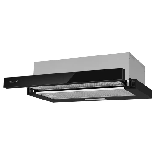 Вытяжка кухонная встраиваемая Weissgauff TEL 600 Black Glass