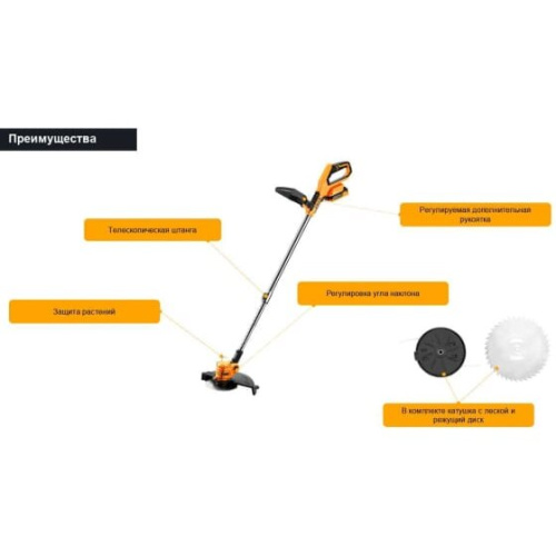 Триммер электрический Deko DKTR21 Max (063-4239-1)