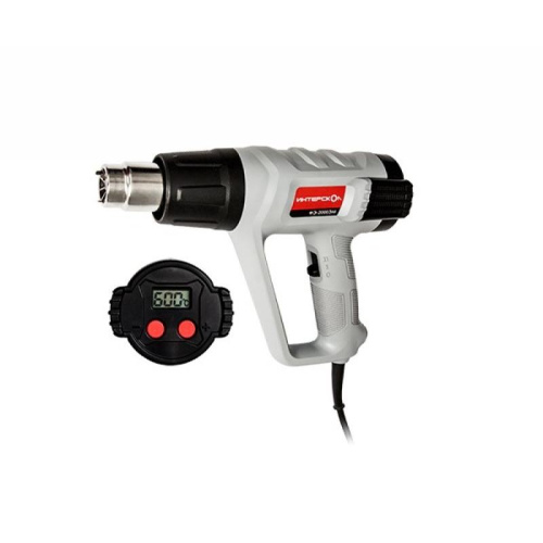 Технический фен Интерскол ФЭ-2000ЭМ чёрный 385.0.1.00