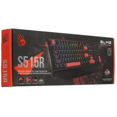 Клавиатура проводная A4Tech Bloody S515R