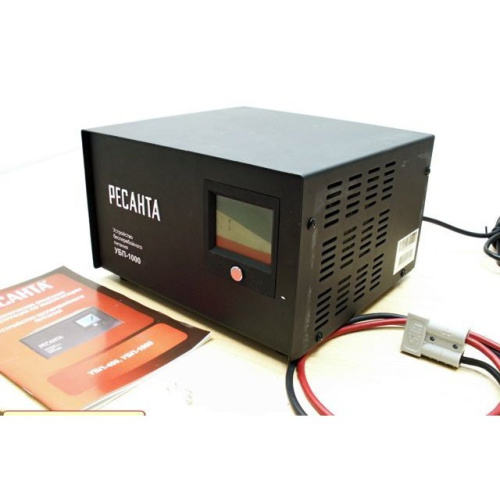 Стабилизатор напряжения Ресанта УБП-1000 черный