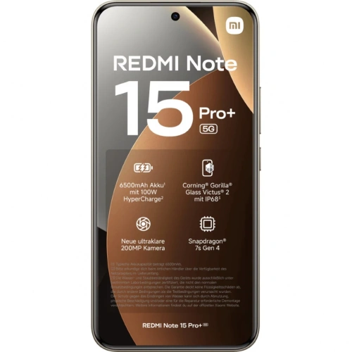 Смартфон Xiaomi Redmi Note 15 Pro + 5G 8/256 Коричневый