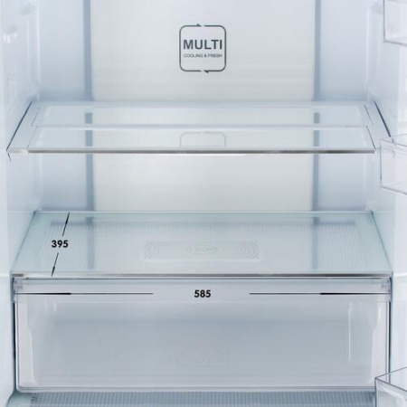 Холодильник с морозильником   Haier C4F744CMGU1 серебристый