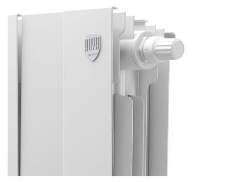 Биметаллический радиатор отопления  Royal Thermo Pianoforte 300 Vdr80 8 Секций Bianco Traffico