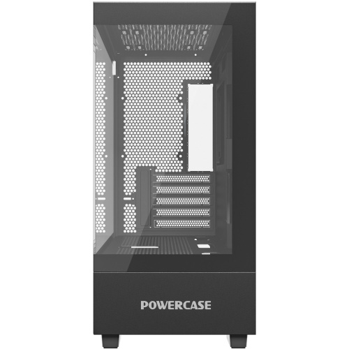 Корпус Powercase Vision Micro M (CVMMB-L0), Tempered Glass, чёрный, mATX