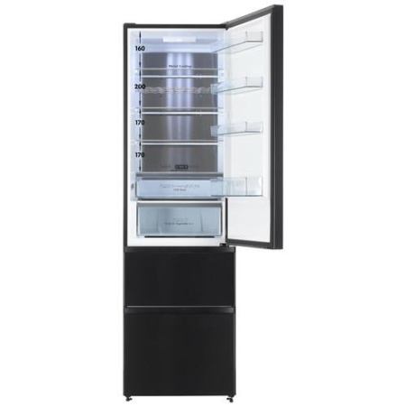 Холодильник с морозильником Hisense RM469N4AFD1 черный
