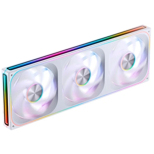 Вентилятор JONSBO ZA-420WR (3 in 1) 140х140х28мм Reverse (PWM, ARGB LED, 700-1500об/мин, белый) Retail