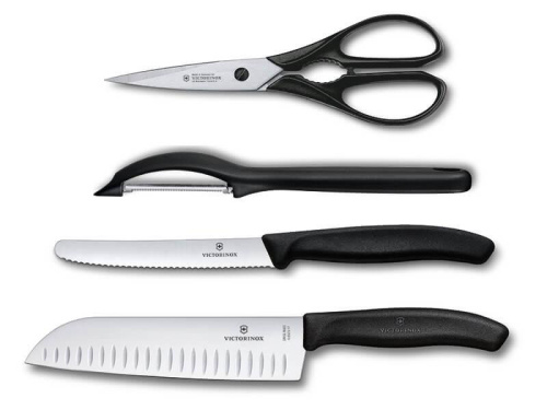 Набор ножей Victorinox Swiss Classic Kitchen (6.7133.4G) 4шт черный