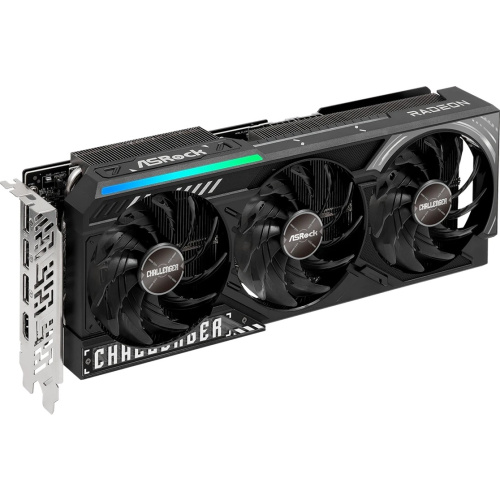Видеокарта ASRock Radeon RX 9070 XT Challenger 16GB (RX9070XT CL 16G) //RX 9070XT, HDMI, DP*3, 16G, D6
