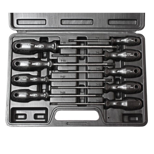 Набор отверток JTC 3301 TORX T8хT40 в кейсе 9 предметов