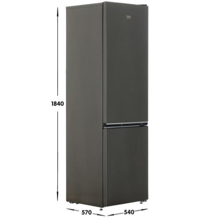 Холодильник с морозильником Beko B1RCSK312G серый
