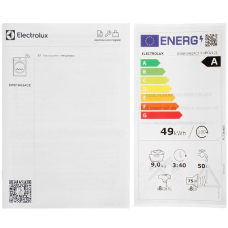 Стиральная машина Electrolux EW6F3492ACE белый