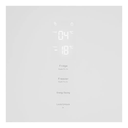 Холодильник Hyundai CC35083F белое стекло белый