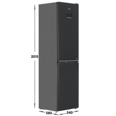 Холодильник с морозильником Beko B5RCNK332HXBR черный