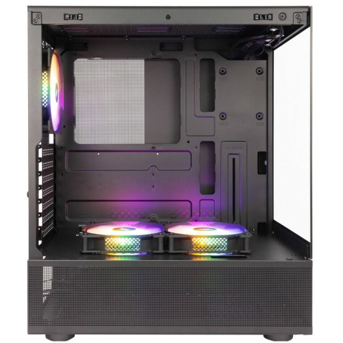 Корпус 1STPLAYER Miku Mi7-A Black (Mi7-A-BK-2F1R-1F1) / ATX / 3x120mm LED fans