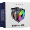 Кулер Montech NX600 ARGB Black