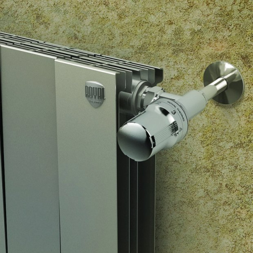 Биметаллический радиатор отопления  Royal Thermo Pianoforte 500 Vd 12 Секций Silver Satin