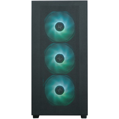 Корпус XASTRA A510M 4ARGB-UC Black (A510M-4FC12A-UC) mATX/Mesh/ Screwless full-size TG /4x 120mm FC120 ARGB PWM fans/ Type-C