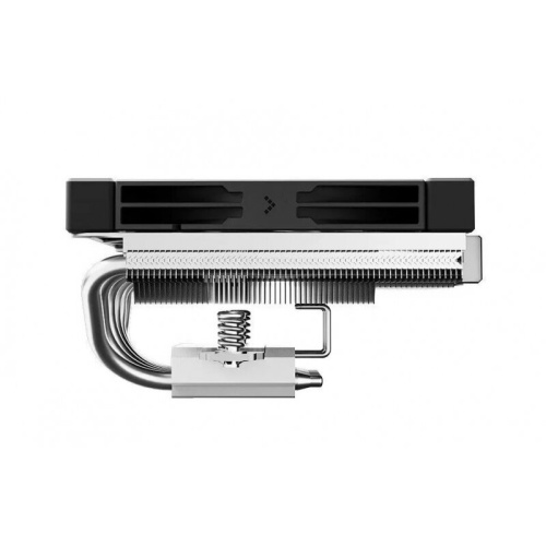 Кулер DEEPCOOL AN600 LGA1700/1200/115X/AM5/AM4 67mm (TDP 180W, PWM, White LED Fan 120mm, 6 тепл. трубок, Copper Base, черный) Ret