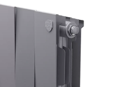 Биметаллический радиатор отопления  Royal Thermo Pianoforte 200 20 Секций Silver Satin