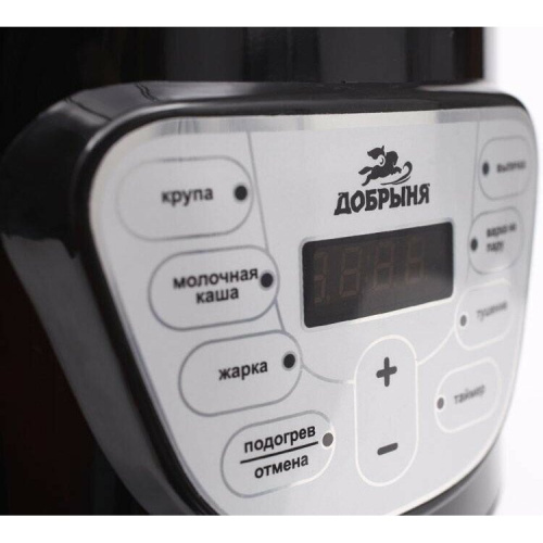 Мультиварка Добрыня DO-1009 Маки черн