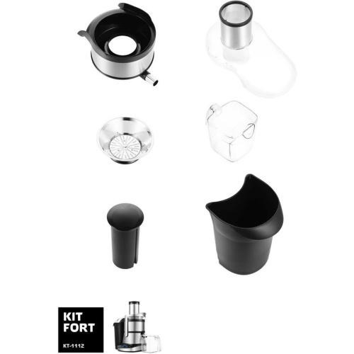 Соковыжималка центробежная Kitfort КТ-1112 черный