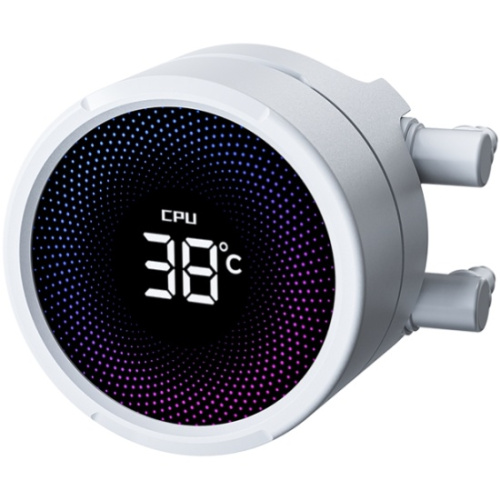 СВО XASTRA Equ LQ360 ARGB WH Intel LGA LGA1851/1700/1200/115X/AM5/AM4 ( 3x120 ARGB fan, Matrix Screen 2.6", white) Ret