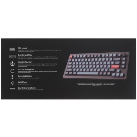 Клавиатура проводная + беспроводная Keychron V1 Max