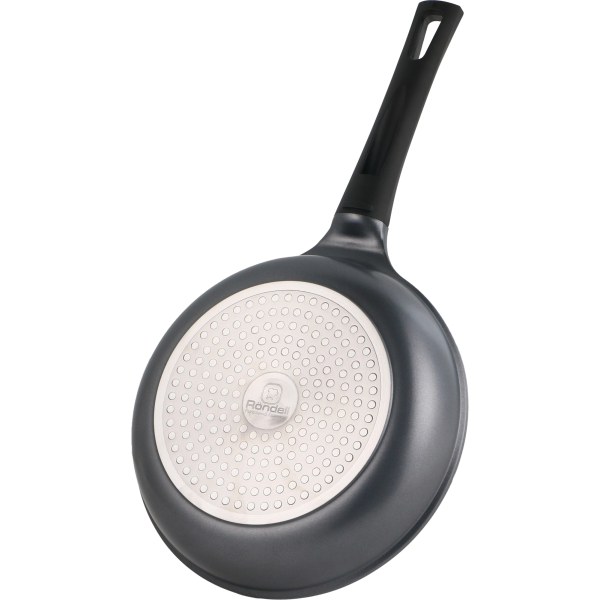 Сковорода Rondell Baselard RDA-2003 круглая 26см покрытие Xylan Plus ручка несъемная (без крышки) темно-серый