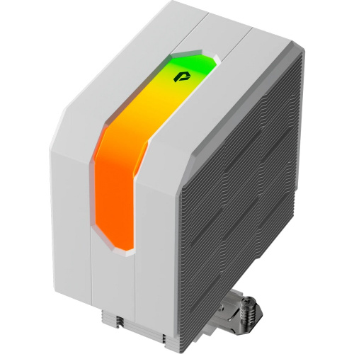 Кулер upHere UP1TC4C White ARGB / 4HPx6mm, 230W TDP, single tower, 1x120mm ARGB fan, 600-1650RPM, 68 CFM, 25dBA