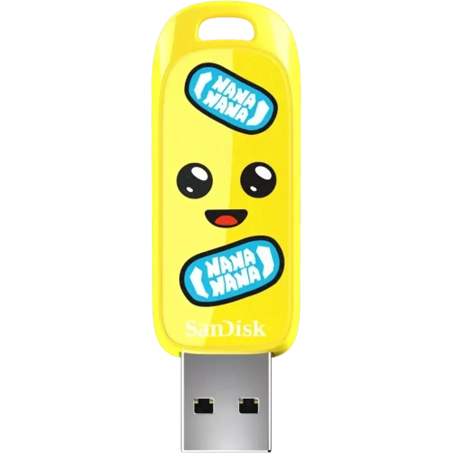 USB-флешка SanDisk Fortnite, Peely Edition 128Gb (SDCZIF-128G-G46), USB3.2, жёлтая