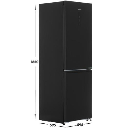 Холодильник с морозильником Hisense RB3K330SAF1 черный