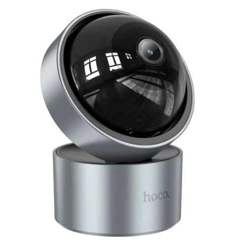 УЦ Камера видеонаблюдения HOCO D5 Indoor PTZ HD camera EU silvery gray (плохая упаковка)