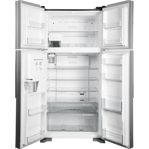 Холодильник Hitachi R-W660PUC7X GS серебристый стекло