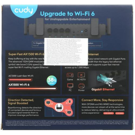 Wi-Fi роутер Cudy WR1500