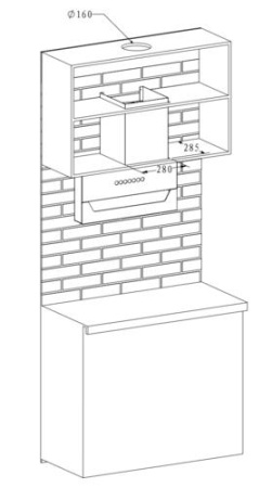 Вытяжка каминная Haier HVX-W682CW белый/белый
