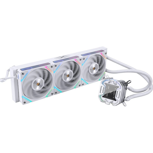 СВО 1STPLAYER X-360 White (X-360-WH) / 3x120mm, ARGB, IPS display