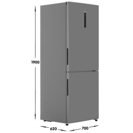 Холодильник с морозильником   Haier C4F744CMGU1 серебристый
