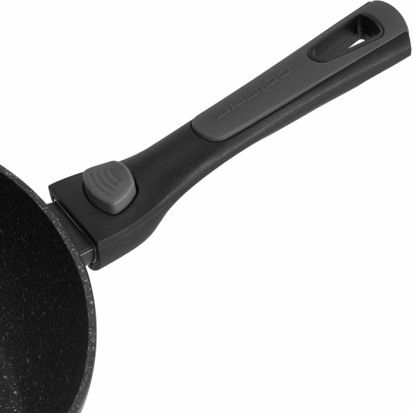 Сковорода Polaris Monolit 26F, без крышки, черный